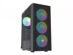 Fury PC Case Shobo SH8 ARGB Midi Tower, Window, Black