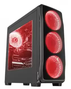 Genesis Case Titan 750 Red Midi Tower Usb 3.0