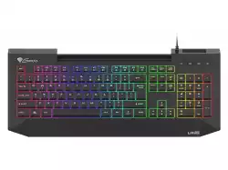 Genesis Gaming Keyboard Lith 400 RGB US Layout RGB Backlight X-Scissor Slim