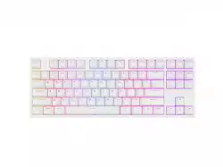 Genesis Gaming Keyboard Thor 404 TKL White RGB Backlight US Layout Yellow Switch