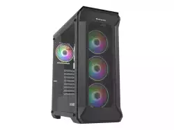 Genesis Gaming PC Case IRID 505 ARGB V2 Midi Tower Window Black