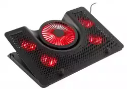 Genesis Laptop Cooling Pad Oxid 550 15.6-17.3 5 Fans, Led Light, 1 Usb