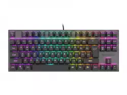 Genesis Mechanical Gaming Keyboard Thor 303 TKL RGB Backlight Red Switch US Layout Black
