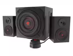 Genesis Speakers Helium 610BT 60W Rms 2.1 Black Wired Remote Control