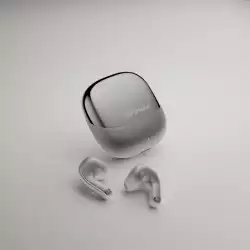 HiFuture ChromeBuds Titanium, Metallic Charge Case, 4 MICS ENC, Wireless 5.4, Up to 6 Hours Battery Life by one charge, IPX5, Ultra Bass, Up to 30 Hours Battery Life Combined
