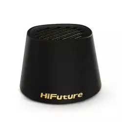 HiFuture Mega S Black, Bluetooth 5.4, MagSafe, 5W Output, Built-in MIC support Handsfree, Pair to Play (TWS Mode), Up to 10 Hours Playtime, Wireless Charge (7.5W-15W), Phone Holder