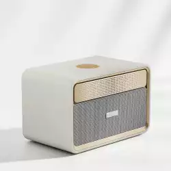 HiFuture Passion X Latte, 100W Output (Max.Power), Built-in Powerful DSP with DynaBoost Technology, Crafted Wood Cabin, Wireless 5.4, Two-Way Full Range Speaker System, Built-in 8000mAh High-Performance Battery System, Pair to Stereo Sound System (TWS Mo                          