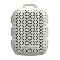 HiFuture Pocket S Beige,  Bluetooth 5.4, IPX7 Waterproof, 5W Output, Pair to Play (TWS Mode), Up to 8 Hours Playtime, Support Clip for Wear, Support Magnetic