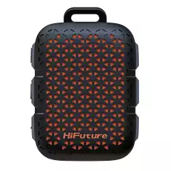 HiFuture Pocket S Black, Bluetooth 5.4, IPX7 Waterproof, 5W Output, Pair to Play (TWS Mode), Up to 8 Hours Playtime, Support Clip for Wear, Support Magnetic                          