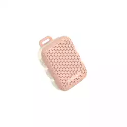 HiFuture Pocket S Pink,  Bluetooth 5.4, IPX7 Waterproof, 5W Output, Pair to Play (TWS Mode), Up to 8 Hours Playtime, Support Clip for Wear, Support Magnetic