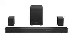Hisense AX5125H 5.1.2Ch Sound Bar with Wireless Subwoofer, 500W, Dolby Atmos, Bluetooth 5.3, 4K HDMI Pass Through, DTS:X, HDMI/AUX/ARC/Optical/USB, 7 EQ Modes                          
