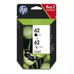 HP 62 original Ink cartridge N9J71AE Combo 2-Pack Standard Capacity Black and Colour cartridge