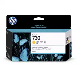HP 730 130 ml Yellow Ink Cartridge T1600 / T2600 / T1700                          