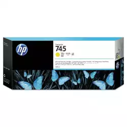 HP 745 original Ink cartridge F9K02A Yellow 300 ml