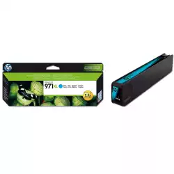 HP 971XL original Ink cartridge CN626A cyan