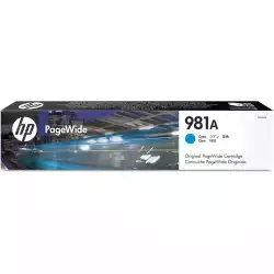 HP 981A original Cyan PageWide Cartridge J3M68A                          