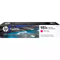 HP 981X original High Yield Magenta PageWide Cartridge L0R10A