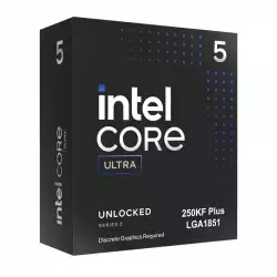 Intel Core Ultra 5 250KF 14C/14T (eC 3.3GHz / pC 4.2GHz / 5.3GHz Boost, 30MB, 159W, LGA1851)