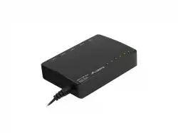 Lanberg switch dsp3-1005-60w 5x 1GB poe+ (4 port poe 30w/port max 60w) unmanaged desktop                          