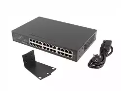 Lanberg switch rsge-24 24x 1GB unmanaged gigabit ethernet rack 19"                          