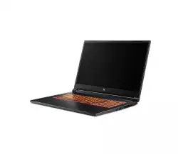 Лаптоп Acer Nitro V17 AI, ANV17-41-R5SU, AMD Ryzen R7 260 (up to 5.1GHz, 16MB), 17.3"QHD (2560x1440) IPS 165Hz, 1*16GB DDR5 (1 slot free), 1TB SSD +1*M.2 free, GeForce RTX 5070 8GB GDDR7, MicroSD, HD Cam, Wi-Fi 6E, BT 5.3, Backlit kbd, No OS, Black