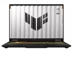 Лаптоп Asus TUF F16 FX608JH-RV010, Intel i5-13450HX 2.4 GHz 20M Cache, up to 4.6 GHz, 10 core 16" WUXGA (1920X1200), 16:10 Bend+300nits 16:9,144 Hz, 16GB DDR5 5200 so-dim, 512GB PCIe 4.0,RTX 5050 8GB GDDR6, Wi-Fi 6e,Backlit Chiclet Kbd 1-Zone RGB, no OS, Gray