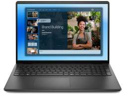 Лаптоп Dell 16 DC16250, Intel Core 7 150U (10 cores, up to 5.4 GHz), 16.0" FHD+(1920x1200) AG, 300nits, 16GB, 2x8GB, DDR5, 5200 MT/s, 1TB M.2 PCIe, Intel Graphics, Cam, FPR, Wi-Fi 6, Backlit Kb, Win 11 Pro, Carbon Black, 3Y PS                          