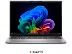 Лаптоп Dell Latitude 5455, Snapdragon X Plus X1P-42-100 (8cores up to 3.2GHz, NPU up to 45TOPS), 14.0" FHD+ (1920x1200) 300 nits, 16 GB, LPDDR5x, 8448 MT/s, 512 GB SSD PCIe M.2, Intel Integrated, FHD IR Cam and Mic, Wi-Fi 7, Backlit Kb, Win 11 pro, 3Y PS
