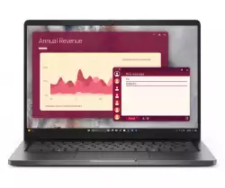 Лаптоп Dell Pro 14 PC14250, Intel Ultra 5 235U vPro (12 TOPS NPU, 12 cores, up to 4.9 GHz), 14" FHD+(1920x1200) IPS, 300nits AG, 16 GB: 1 x 16 GB, DDR5, 5200 MT/s, 1 TB SSD, Intel graphics, FHD HDR IR Cam and Mic, Wi-Fi 6E, FPR, Backlit Kb, Win 11 pro, Platinum