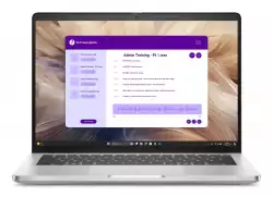 Лаптоп Dell Pro 14 Plus PB14250, Intel Ultra 5 236V (40 TOPS NPU, 8cores, up to 4.7 GHz), 14.0" FHD+(1920x1200) WVA 300nits AG, 16 GB: LPDDR5x, 8533 MT/s (onboard), 512 GB SSD PCIe M.2, Intel Arc, FHD RGB Cam and Mic, Wi-Fi 7, FPR, Backlit Kb, Win 11 Pro, Alum
