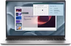 Лаптоп Dell Pro 15 Essential PV15250, Intel Core 3 100U (6 cores, up to 4.7 GHz), 15.6" FHD (1920x1080) 120Hz WVA AG, 8GB, 1x8GB, DDR5, 4400MT/s, 512GB M.2 PCIe NVMe, Intel UHD Graphics, HD RGB cam, Wi-Fi 6, FPR, BG kbd, Ubuntu, Platinum Silver, 3Y PS