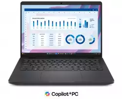 Лаптоп Dell Pro Max 14 MC14255, AMD Ryzen AI 9 HX PRO 370 (36MB cache, 12 cores, up to 5.1 GHz), 14" QHD+ LCD with 300 nits, 32GB: 1x32GB, LPDDR5x, 8000 MT/s, 1TB TLC, AMD Radeon Integrated Graphics, FHD RGB IR Cam, Wi-Fi 7, FPR, Backlit Kb, Win 11 Pro, 3Y
