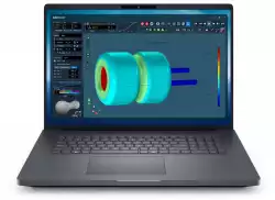 Лаптоп Dell Pro Max 18 Plus MB18250, Intel Ultra 7 265HX, vPro (13TOPS NPU, 20 cores, up to 5.30 GHz), 18" QHD+ (2560x1600) 500 nits, 32GB: 2x16GB 6400 MTs DDR5, 512GB SSD, NVIDIA RTX PRO 1000 8GB GDDR7, FHD RGB Cam and Mic, Wi-Fi 7, FPR, Backlit Kb, Win11