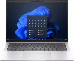Лаптоп HP EliteBook 1040 G11, Ultra 7-155H(up to 4.8GH/24MB/16C), 14" OLED BV 2.8K 400nits, 32GB on board, 1TB PCIe SSD, WiFi 6E + BT 5.3, Backlit Kbd, FPR, 6C Batt, Win 11 Pro, 3Y NBD On Site