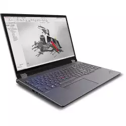 Лаптоп Lenovo ThinkPad P16 G2 Intel Core i9-13980HX(up to 5.6GHz, 36MB), 32GB (16+16) DDR5 5600MHz, 1TB SSD, 16" WQXGA (2560x1600) IPS AG, NVIDIA RTX 2000 Ada/8GB, FHD&IR Hybrid Cam, Color Calibration, Backlit KB, WLAN, BT, SCR, FPR, Win11Pro, 3Y