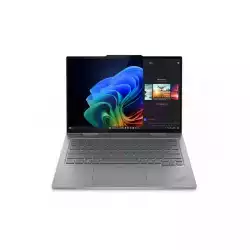 Лаптоп Lenovo ThinkPad X1 2-in-1 G10 Aura, Intel Core Ultra 7 255U(12C,up to 5.2GHz,12MB), 32GB LPDDR5x-8400, 1TB SSD, 14" 2.8K (2880x1800) OLED AR/AS Touch, Intel Graphics, UHD 8MP&IR, Pen, Backlit, WLAN, WWAN, Quectel RM520N-GL 5G, FPR, 3cell, Win11Pro,,3Y Pr