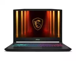 Лаптоп MSI Katana 15 HX B14WEK, i7-14650HX (16C/24T 8P+8E up to 5.2 GHz), NVIDIA GeForce RTX 5050 8GB GDDR7 440 AI TOPS, 15.6" QHD (2560x1440) 165Hz, IPS-Level, 16GB DDR5 2x8 5600MHz, 1TB SSD Gen4x4, Intel WiFi 6E, BT5.3, 4 Zone RGB Kbd, NO OS, 2.4kg                          