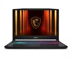 Лаптоп MSI Katana 15 HX B14WGK, i7-14650HX (16C/24T 8P+8E up to 5.2 GHz), NVIDIA GeForce RTX 5070 8GB GDDR7 798 AI TOPS, 15.6" QHD (2560x1440) 165Hz, IPS-Level, 16GB DDR5 2x8 5600MHz, 1TB SSD Gen4x4, Intel WiFi 6E, BT5.3, 4 Zone RGB Kbd, NO OS, 2.4kg                          