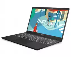 Лаптоп MSI Modern 15 H C13M, i5-13420H (8C/12T, up to 4.60GHz, 12 MB), 15.6" FHD (1920x1080), IPS, 16GB DDR4 8GBx2 (3200MHz), 512GB NVMe SSD Gen4x4, Iris Xe Graphics, Intel WiFi 6E, Single Backlit KBD (White), Windows 11 Home Plus, 3 cell 53.5Whr, 2Y, Black