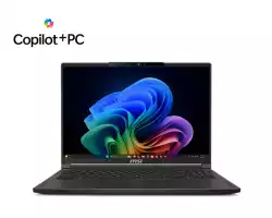 Лаптоп MSI Stealth A16 AI+ A3XVFG, AMD Ryzen AI 9 HX 370 (12C, 24T, Up to 5.1 GHz 24 MB L3) RTX 4060 8GB GDDR6 233 AI TOPS, 16" 16:10 QHD+ (2560x1600) OLED, 240hz, 32GB LPDDR5x-7500, 1TB PCIe SSD Gen4x4, Wi-Fi 7, Per-Key RGB KBD by SteelSeries, Windows 11 Home