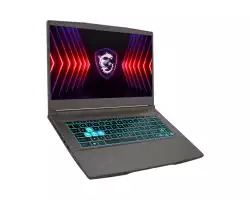 Лаптоп MSI Thin 15 B12UC, i5-12450H (8C/12T, up to 4.40 GHz, 12 MB), GeForce RTX 3050 4GB GDDR6, 15.6&quot; FHD (1920x1080), 144Hz, IPS, 16GB RAM 2x8 (3200)MHz, 512GB PCIe Gen4x4 SSD, WiFi 6E, BT5.3, Backlit Kbd (Blue), NO OS, 52.4 Whrs, 1.86 kg                          