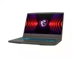 Лаптоп MSI Thin 15 B13VE, i7-13620H (10C/16T, up to 4.90GHz, 24 MB), GeForce RTX 4050 6GB GDDR6 194 AI TOPS, 15.6" FHD (1920x1080), 144Hz, IPS-Level, 16GB RAM 2x8 (3200)MHz, 512GB PCIe Gen4x4 SSD, WiFi 6E, BT5.3, Backlit Kbd (Blue), NO OS, 52.4 Whrs, 1.86 kg