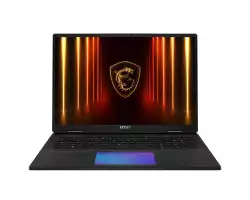 Лаптоп MSI Titan 18 HX AI A2XWJG, NVIDIA GeForce RTX 5090 24GB GDDR7, Intel Core Ultra 9 285HX, 18" 16:10 UHD+ (3840x2400), MiniLED, 120Hz, 64GB DDR5 6400MHz 32GBx2, 2TB NVMe PCIe Gen5x4 SSD, 2TB NVMe PCIe Gen4x4 SSD x2, Intel Killer Wi-Fi 7, Windows11 Pro
