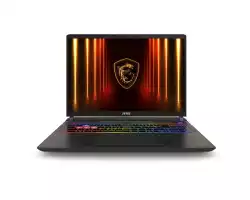 Лаптоп MSI Vector 16 HX AI A2XWHG, NVIDIA GeForce RTX 5070 Ti 12GB GDDR7 992 AI TOPS, Intel Core Ultra 9 275HX (24C/24T up to 5.4 GHz, 36 MB), 16" 16:10 QHD+(2560x1600), 240Hz, 32GB 2x16 Up to DDR5-6400, 1TB PCIe Gen4x4 SSD, Intel Killer Wi-Fi 7, Windows 11 Hom