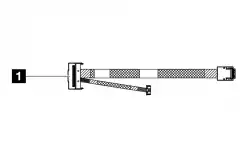 Lenovo ThinkSystem SR650 V3/SR655 V3 M.2 RAID B540i-2i SATA/NVMe Cable Kit                          