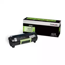 LEXMARK 512H toner cartridge black high yield 5.000 pages 1-pack return program