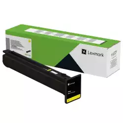 Lexmark 77L20Y0 CS963, CX950, 951, 961, 962, 963, 833 Yellow Return Programme 12K Toner Cartridge                          