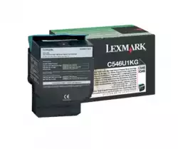 LEXMARK C546 X546 toner cartridge black extra high capacity 8.000 pages 1-pack return program