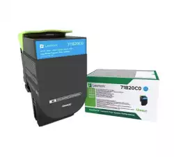 LEXMARK 3K Return Program Cyan Toner Cartridge CS/CX317 417 517