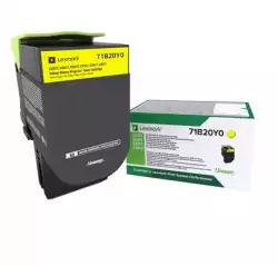 LEXMARK 3K Return Program Yellow Toner Cartridge CS/CX317 417 517